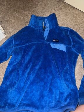 Patagonia Blue Women's Fleece Pullover